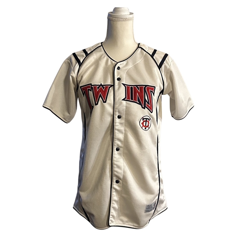 Minnesota Twins MLB Baseball Genuine Merchandise Button Up, Fits Wm S or Boys XL